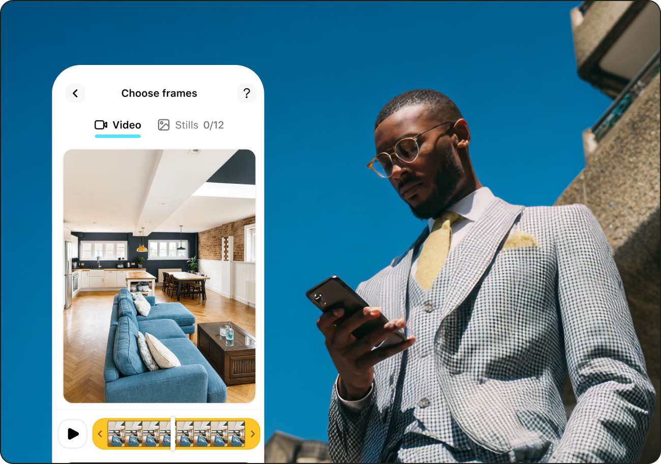 Upload video or photos