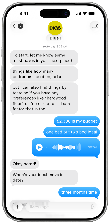 Lead generation chat